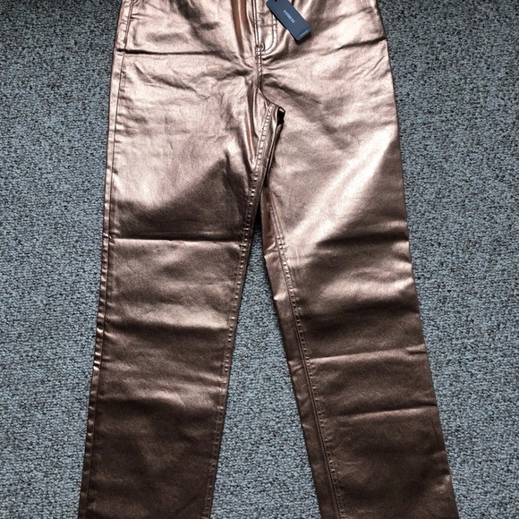 Express Womens High Waisted Modern Straight Jeans. Size 6R. New. - Picture 9 of 12